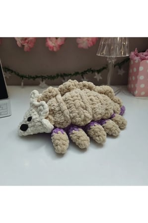 El Yapımı Tek Parça Tığ İşi Peluş: Bell Beast Hollow Knıght Sılksong Amigurumi
