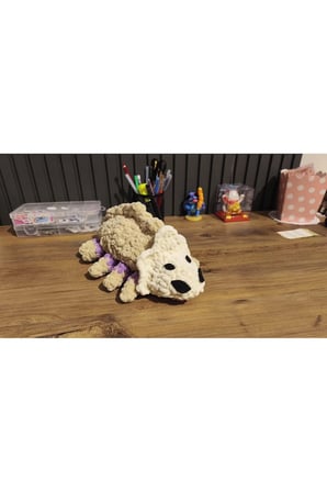 El Yapımı Tek Parça Tığ İşi Peluş: Bell Beast Hollow Knıght Sılksong Amigurumi