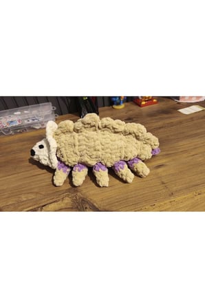 El Yapımı Tek Parça Tığ İşi Peluş: Bell Beast Hollow Knıght Sılksong Amigurumi