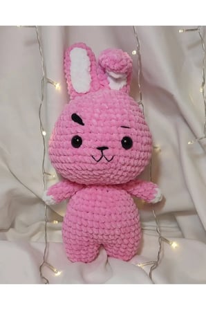 El Yapımı Tek Parça Tığ İşi Peluş: BT21 COOKY Amigurumi