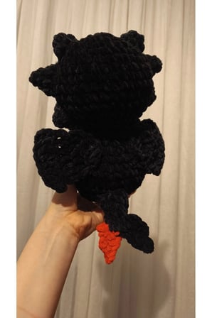 El Yapımı Tek Parça Tığ İşi Peluş: Dişsiz Model 1 Amigurumi