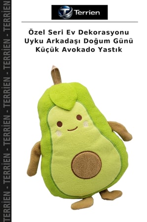 Özel Seri Ev Dekorasyonu Uyku Arkadaşı Doğum Günü Küçük Avokado Yastık