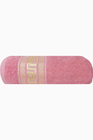 Nayra &amp;#37;100 Pamuklu Banyo Havlusu 70x140 Cm Pembe