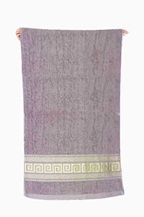 Nayra &amp;#37;100 Pamuklu Banyo Havlusu 70x140 Cm Mor
