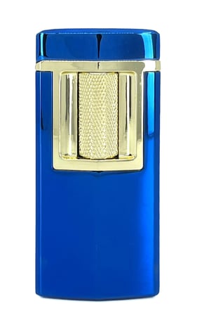 Zenit Lüks Metal Çakmak - USB Şarjlı & Elektronik Ateşleme - Lacivert Altın