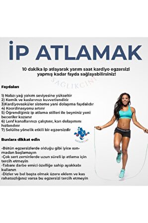 Ayarlanabilir Pvc Sporcu Atlama İpi