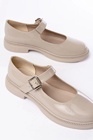 Ysn-4444 Bej Rugan Günlük Kadın Ayakkabı