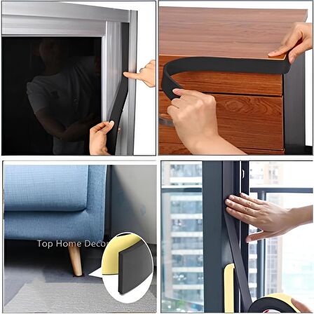 Contacall Yapışkan Bantlı Yalıtım Süngeri 4 mm Kalınlık 25 mm Genişlik 25 Metre Uzunluk Eva 4x25