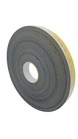 Kapı Pencere İzolasyon Bandı Yapışkan Kapı Pencere Süngeri Eva 3mmx30mm Siyah 25 Metre