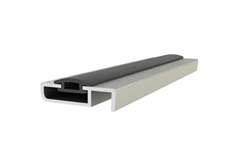 Contacall Raylı Dolap Fitili Genişlik 13 Mm Tırnak 8 Mm 25 Metre Gri
