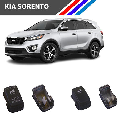 Kia Sorento Cam Düğme Kapağı 2 Adetli Set