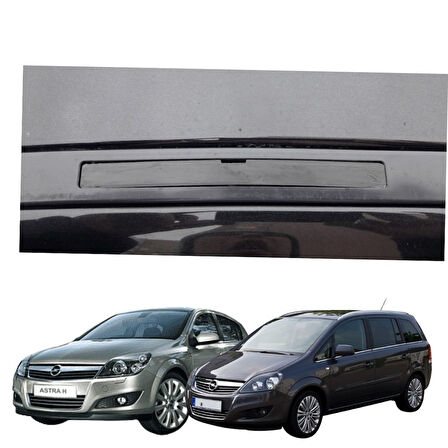 Opel Astra H Zafira B Tavan Oluk Çıta Kapağı Ön Arka Siyah 4 Adet