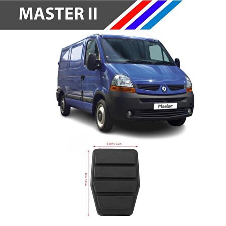 OTOZET Renault Master 2 Fren - Debriyaj Pedal Lastiği 2 Adetli Takım