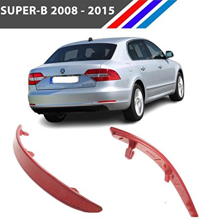 Skoda SuperB Arka Tampon Reflektörü Sol Taraf 2008 - 2015