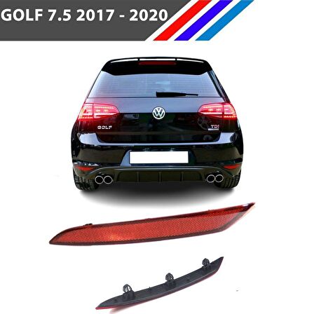 VW Golf 7.5 Arka Tampon Reflektörü Sol Taraf 2017 - 2020