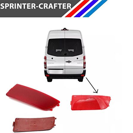 Sprinter - Crafter Tampon Reflektörü Sağ Taraf 2006 - 2016