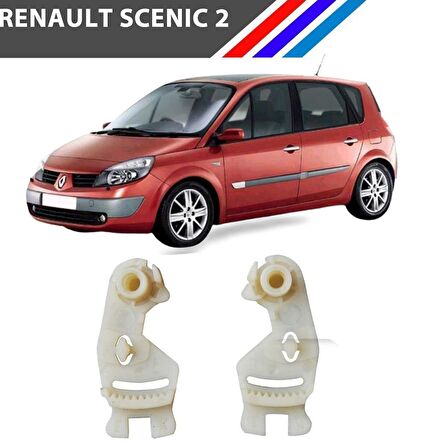 Renault Scenic 2 Kapı Kilit Motor Tamir Klipsi Sağ Sol Set