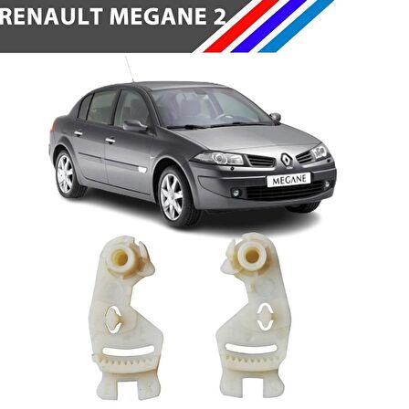 Renault Megane 2 Kapı Kilit Motor Tamir Klipsi Sağ Sol Set 