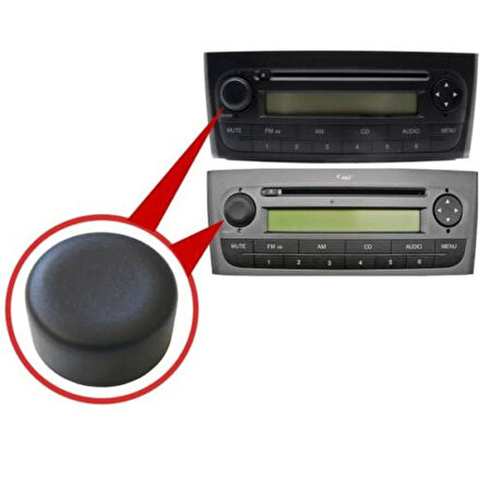 Peugeot Bipper Radyo Düğme Kapağı 2007 - 2016