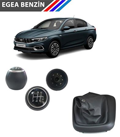 Fiat Egea Benzinli 6 İleri Vites Topuzu ve Vites Körüğü Set
