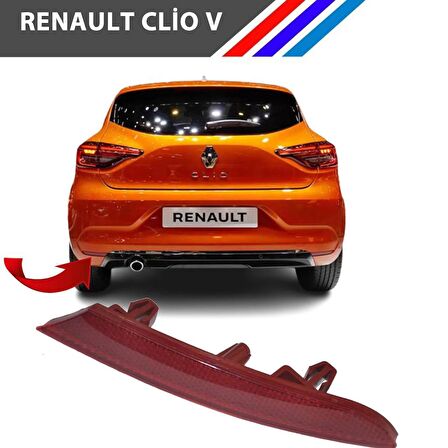 Renault Clio 5 Arka Tampon Reflektörü Sol Taraf 2020 - 2023 OTOZET