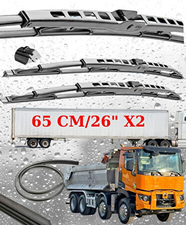 Renault C 460 Ön Silecek Süpürgesi Seti 65cm