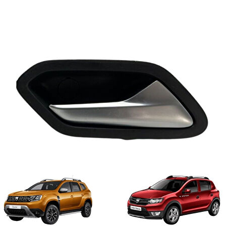 Duster 2 Sandero 2 Kapi İç Açma Kolu Mat Krom Sağ Ön Yolcu Tarafı