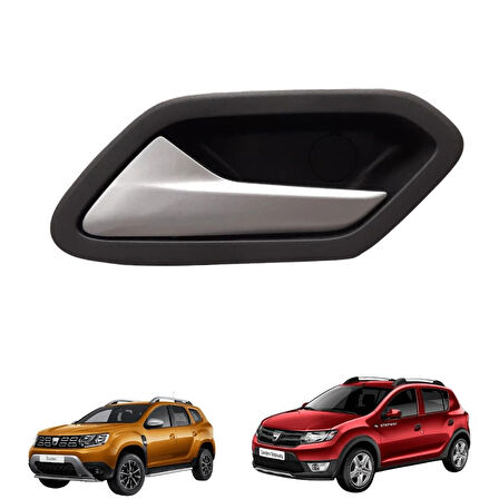Duster 2 Sandero 2 Kapi İç Açma Kolu Mat Krom Sol Ön Sürücü Tarafı