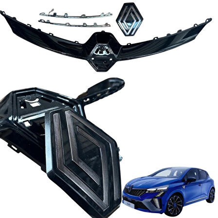 Renault Clio 5 Faz 2 Ön Panjur +Panjur Nikelajı+Panjur Arması