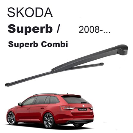 Skoda SuperB Arka Silecek Kolu Süpürgesi Takım 2008 Sonrası