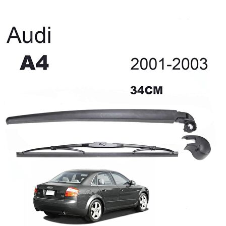 Audi A4 Arka Silecek Kolu ve Süpürgesi Set 2001 2003