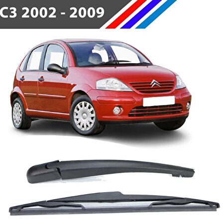 OTOZET Citroen C3 Arka Silecek Kolu Süpürgesi Takım 2002 - 2009