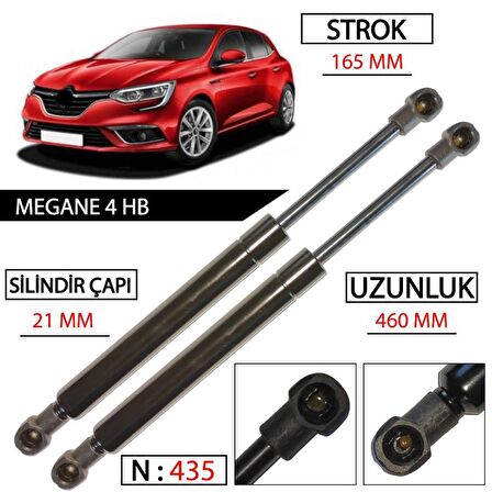 Megane 4 HB Bagaj Amortisörü