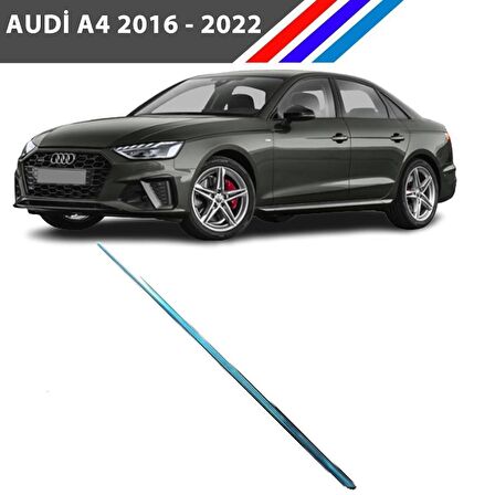 Audi A4 Ön Sol Kapı Cam Sıyırıcı Fitili Kromlu 2016-2022