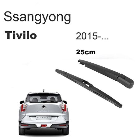 SsangYong Tivoli Arka Silecek Kolu ve Süpürgesi Set 2015 Sonrası