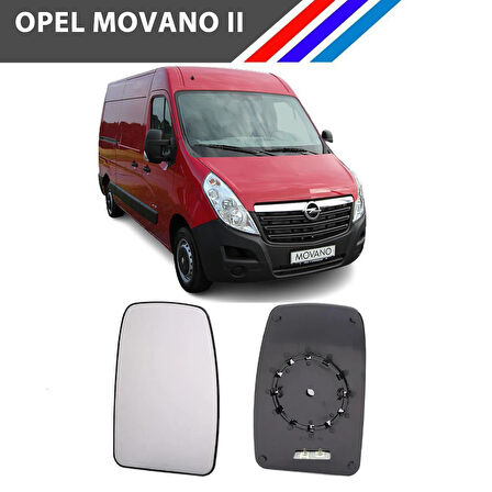 Opel Movano 2 Kasa Sol Dış Ayna Camı Sürücü Tarafı 2002-2008