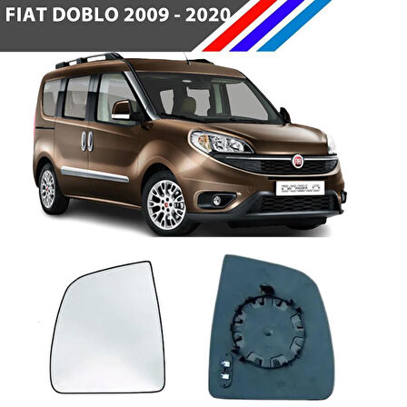 Doblo 2010 Sonrası Yan Ayna Camı Isıtmalı - Sol