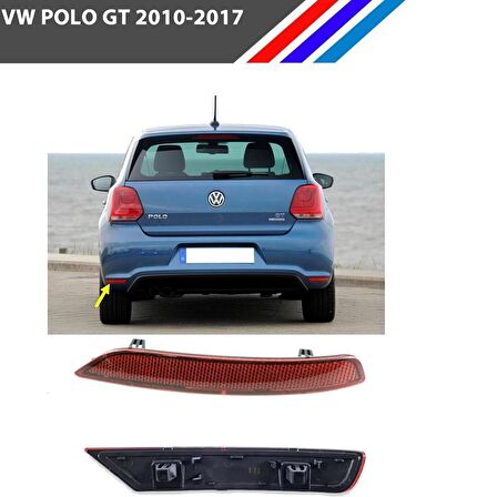 Otozet - VW Polo GT Arka Tampon Reflektörü Sol Taraf 2010 - 2017 6R0945105D