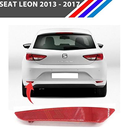 Otozet - Seat Leon Arka Tampon Reflektörü Sol Taraf 2013-2017 5F0945105F