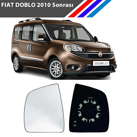 Doblo 2010 Sonrası Ayna Camı Mekanik - Sol