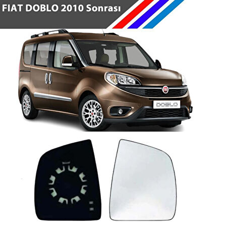 Doblo 2010 Sonrası Ayna Camı Mekanik - Sağ