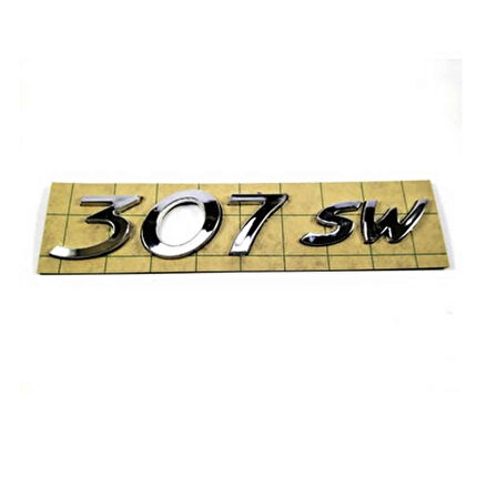 Peugeot 307 Station Wagon Kasa 2002-2008 Arka Bagaj Model Yazısı Yan Sanayi