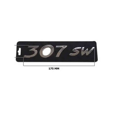 Peugeot 307 Station Wagon Kasa 2002-2008 Arka Bagaj Model Yazısı Yan Sanayi