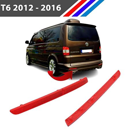 Transporter T6 Arka Tampon Reflektörü Sol Taraf 2012 - 2016