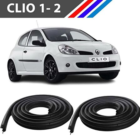 Otozet - Renault Clio 1-2 Kasa Sağ ve Sol Arka Kapı Fitili 2 Adetli Set