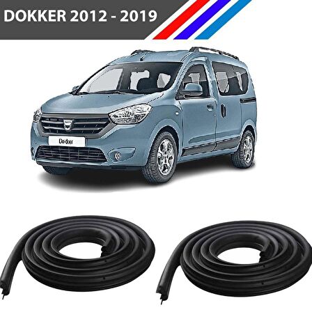 Otozet - Dacia Dokker Ön Sol ve Sağ Kapı Fitili 2 Adetli Set  2012 - 2019