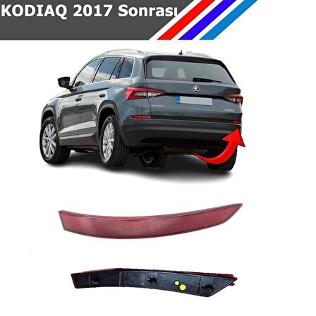 Otozet - Skoda Kodiaq Arka Tampon Reflektörü Sağ Taraf 2017 Sonrası 565945106