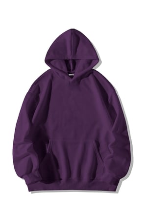 Mor Kadın Erkek Oversize Kapşonlu Kanguru Cepli Zeta Tau Baskılı Sweatshirt Hoodie
