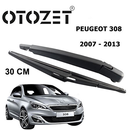 Peugeot 308 Arka Silecek Kolu ve Süpürgesi Takım 2007 - 2013