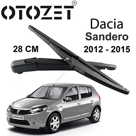 OTOZET Dacia Sandero Arka Silecek Süpürgesi ve Kolu Takım 2012 Sonrası